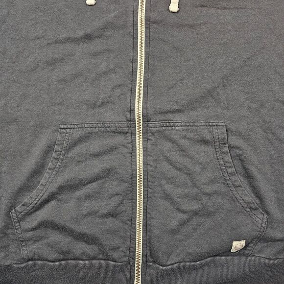 Marine Layer Hoodie Large Gray Full Zip City Camper Streetwear Minimalist Preppy - Picture 2 of 16